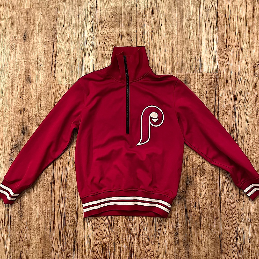 Philadelphia Phillies Mitchell & Ness Quarter Zip
